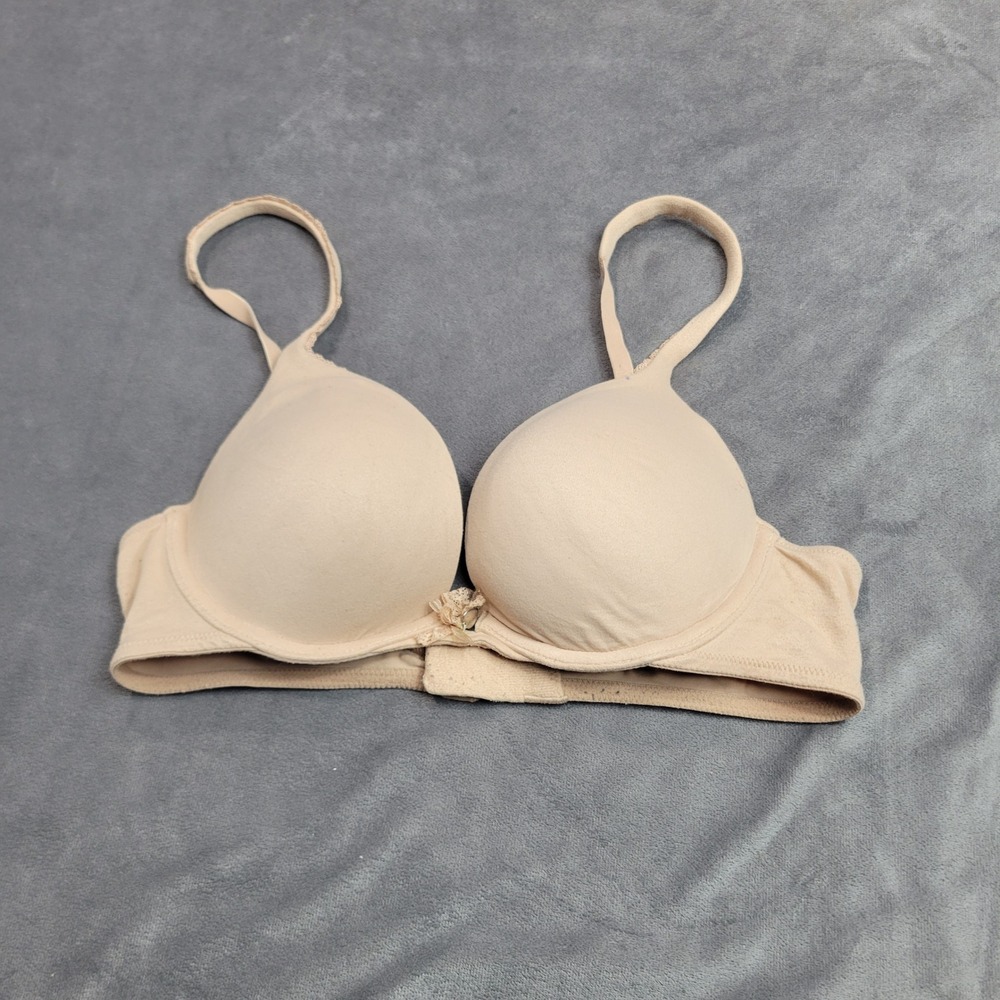 Victoria's Secret Body by Victoria Push-Up Bra Beige Tan Underwire 34B 254150